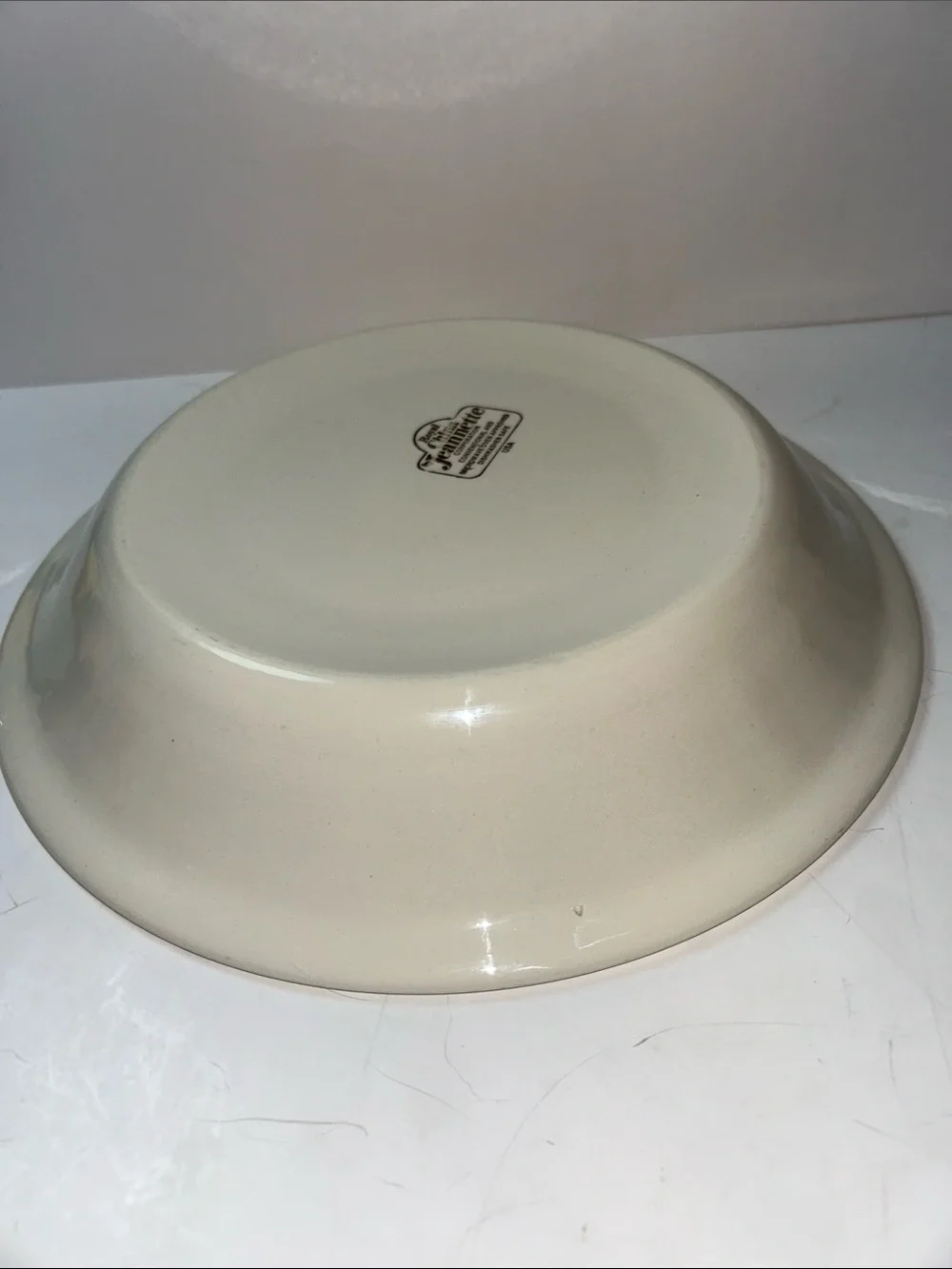 1983 Royal China Jeannette Country Ceramic Harvest cherry pie recipe plate